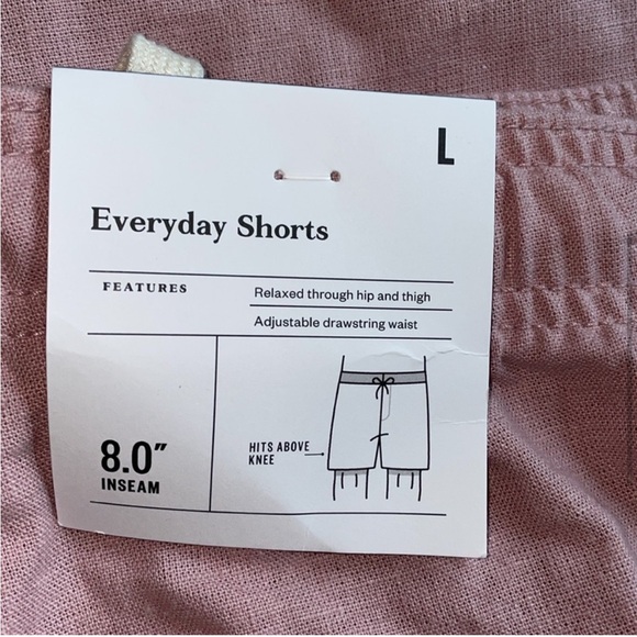 Goodfellow & Co Linen Blend Pull Up Everyday Shorts - Picture 5 of 9